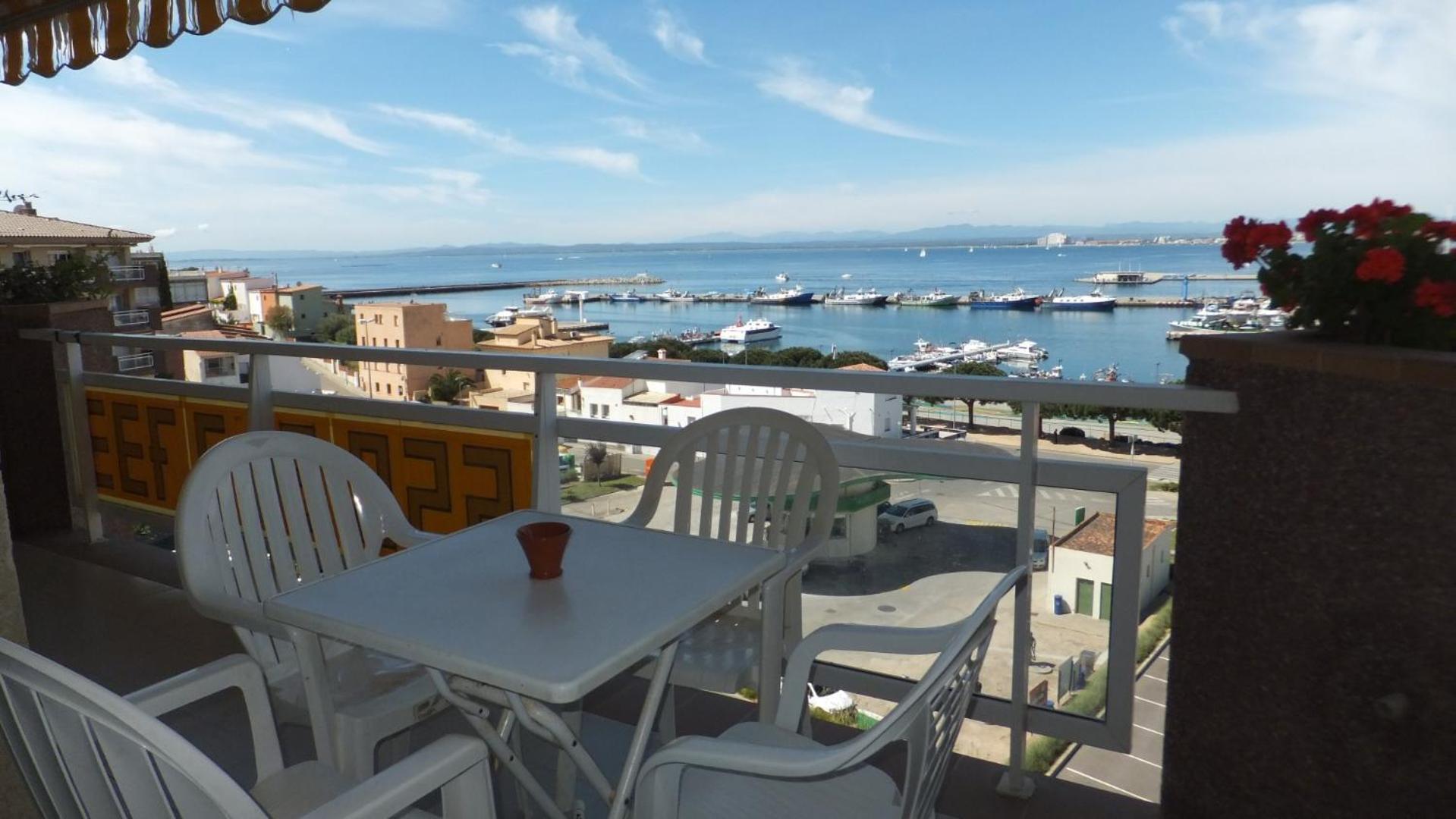 Roc Mar 2 5C - Apartamento Cerca Del Centro Y De La Playa - Terraza Con Vistas Al Mar Y Al Puerto Apartamento Roses Exterior foto